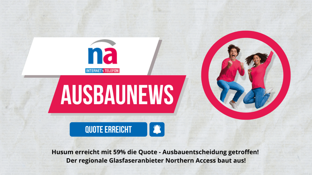 Glasfaserausbau Husum (bei Nienburg): Quote erreicht!